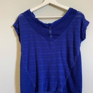 Blue Aeropostale Top
